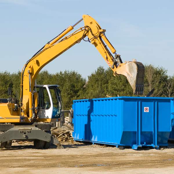 what size residential dumpster rentals are available in Lavon TX